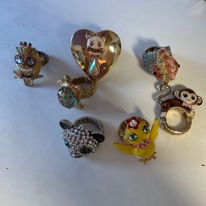 Betsey Johnson Ring Collection